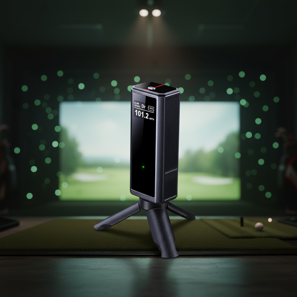 Portable Golf Launch Monitor, Simulators for Home & Training, Mobile Launch Monitor for Golf Swing Analysis, Tracker & Swing Analyzer, Indoor Outdoor Use, up to 10 Hours Battery Life. — product view 2