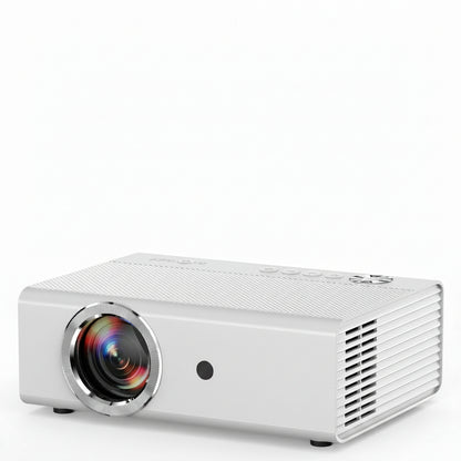 Smart Projector with Wifi and Bluetooth, Proyector-4K with Official Apps, 2000 ANSI AI Auto Focus 50W Dolby Quiet, Indoor Outdoor Projector Ceiling for Bedroom, Backyard, Camping